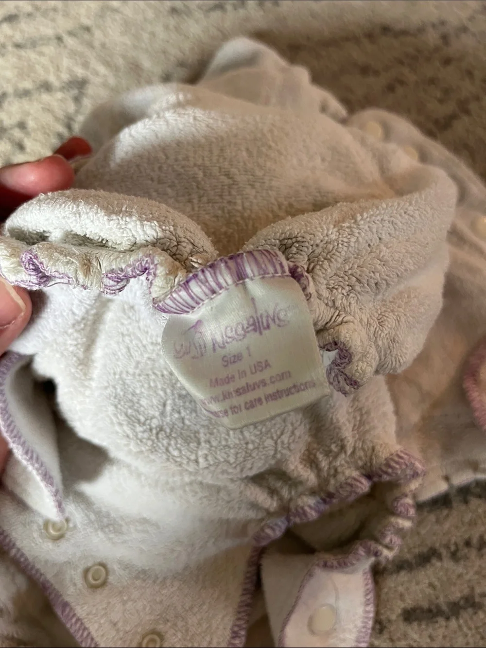 Multi-Pack Kissaluvs Terry Cloth Cloth Diaper Inserts - Pastel Colors